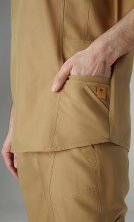 دارای رنگ خردلی - اسکراب شلوار شش جیب ISKA102| ایطب