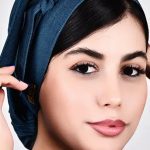 کلاه گره ای حجاب سبز جین ICV211 | ایطب