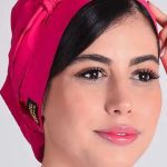 کلاه گره ای حجاب سرخابی ICV213 | ایطب
