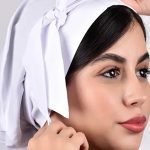 کلاه گره ای حجاب سفید ICV215 | ایطب