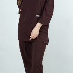 تونیک شلوار لوتوس زرشکی ITFA402 | ایطب