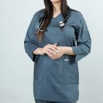 تونیک شلوار لوتوس طوسی طرح جین ITFA406 | ایطب