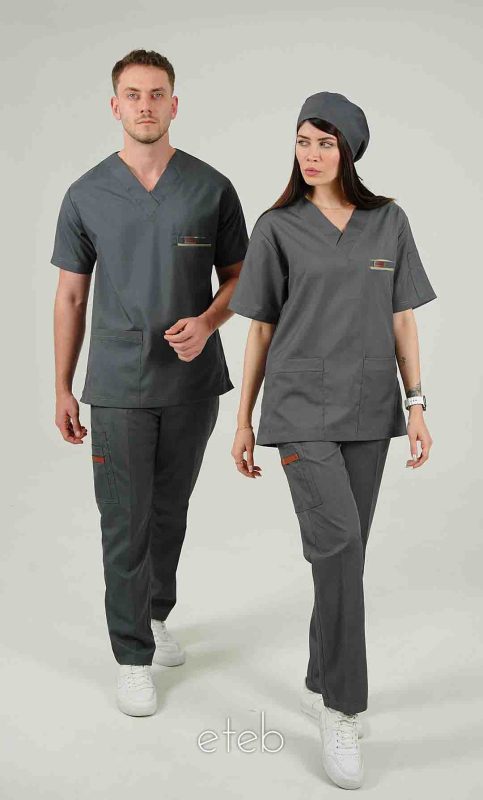 اسکراب یونیسکس یقه هفت طوسی اورا ISOR109 | ایطب