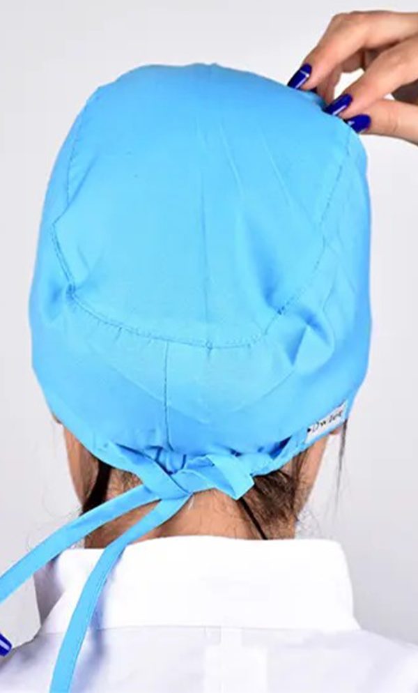 کلاه جراحی بند کوچک ECG آبی فیروزه ای ICV302