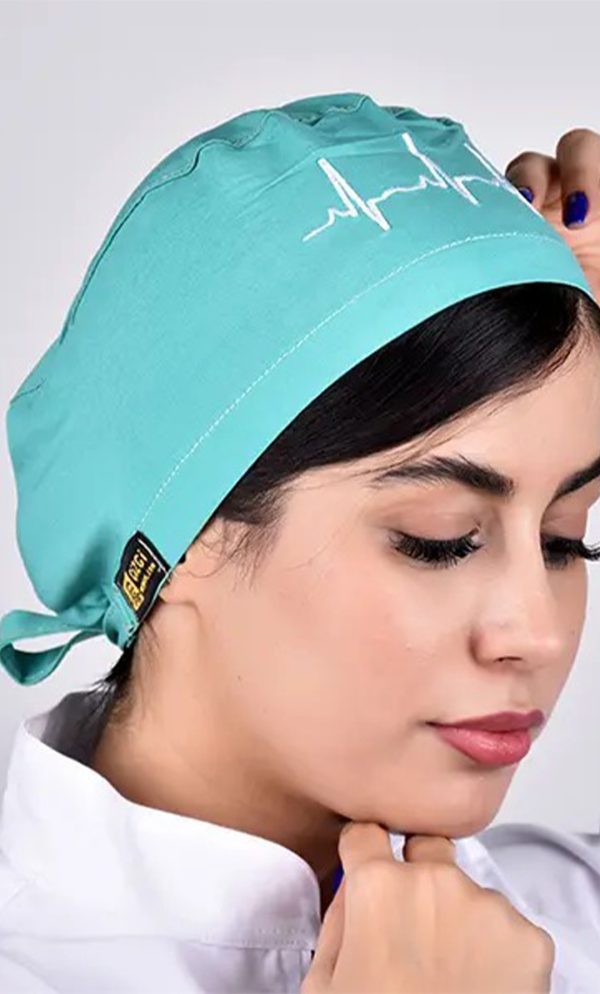 کلاه جراحی بند کوچک ECG سبز بنتون ICV309