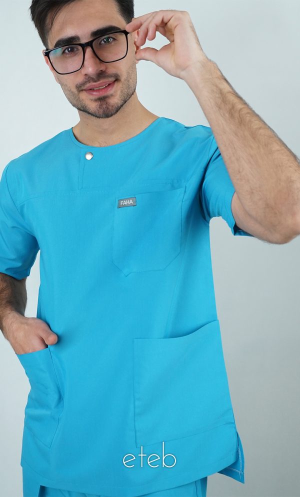 اسکراب شلوار الیت فیروزه ای ISFA101