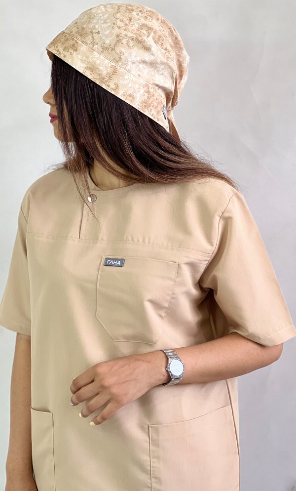 اسکراب شلوار الیت کرمی ISFA102