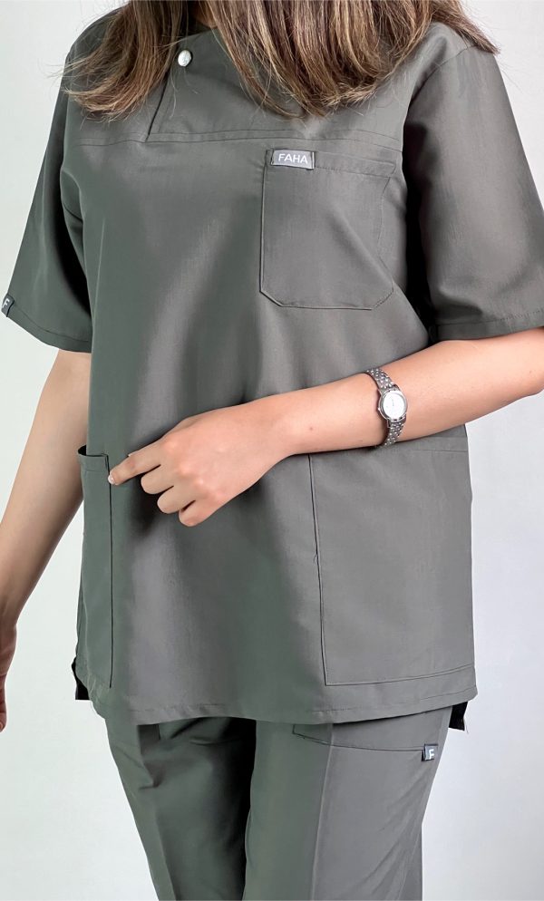 اسکراب شلوار الیت گرافیتی ISFA104