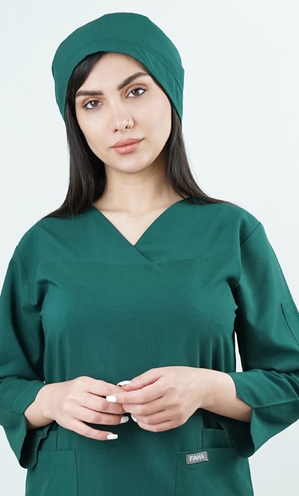 کلاه گره ای لوتوس کشی سبز ICFA203
