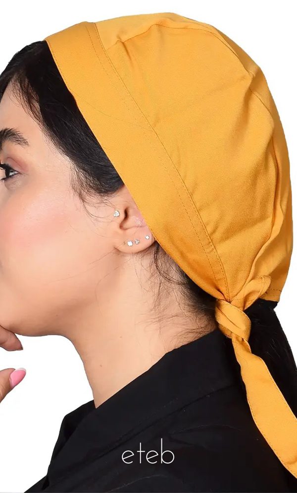 کلاه کوچک پایلوت خردلی