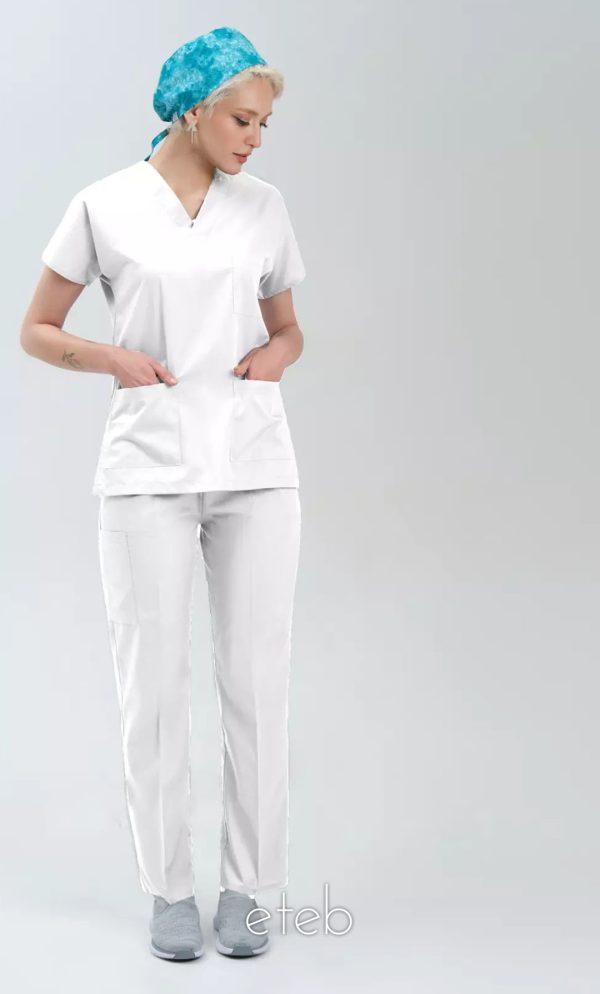 سفید – اسکراب شلوار جونیور ISMD212