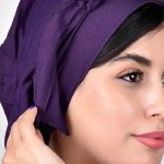 کلاه گره ای حجاب بنفش یوفلکس ICV206 | ایطب