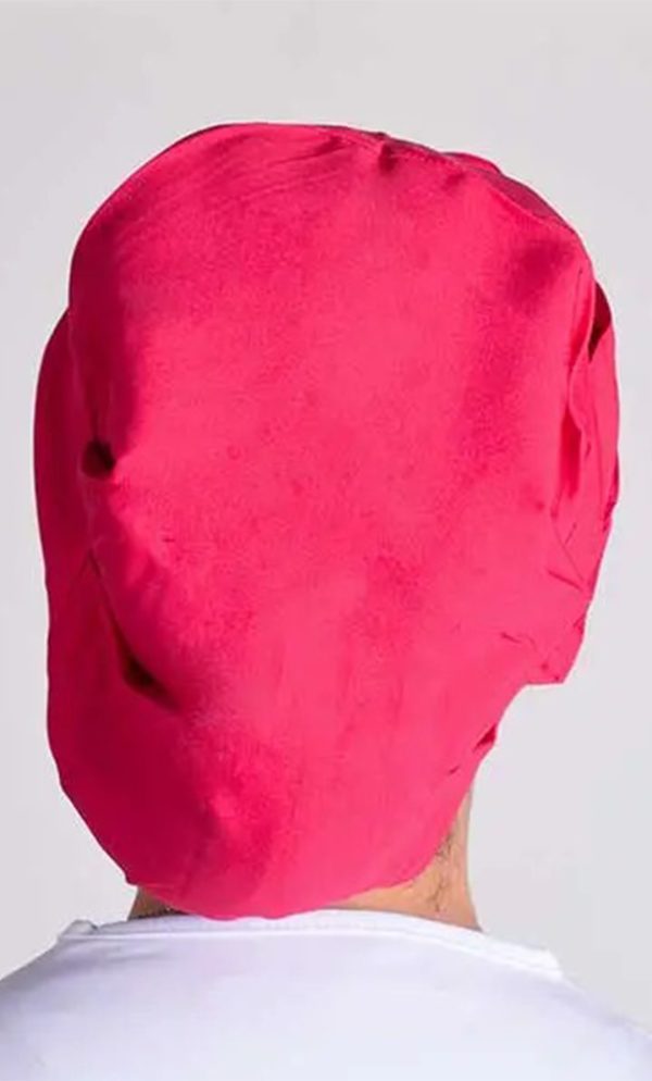 کلاه گره ای حجاب  سرخابی ICV213