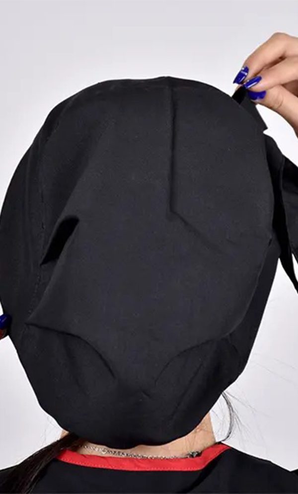 کلاه گره ای حجاب  مشکی ICV222