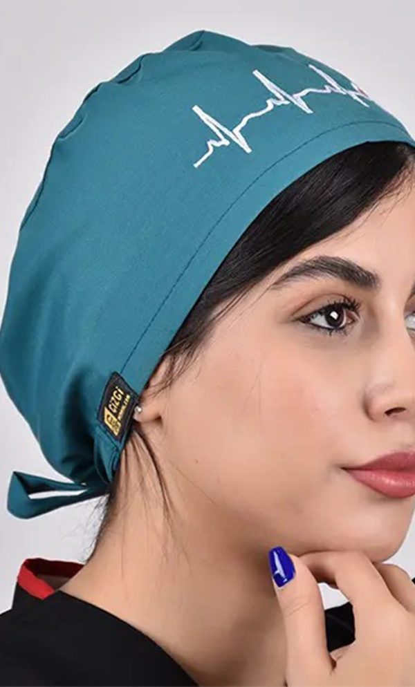 خرید کلاه جراحی بند کوچک ECG سبز کله غازی ICV312 | ایطب
