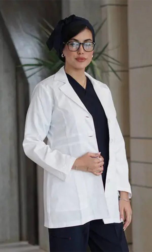 روپوش سفید زنانه مدل کتی IAV105