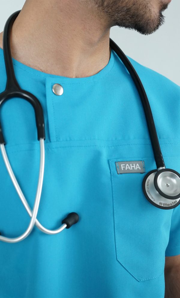 اسکراب شلوار الیت دارای رنگ فیروزه ای ISFA101 | ایطب