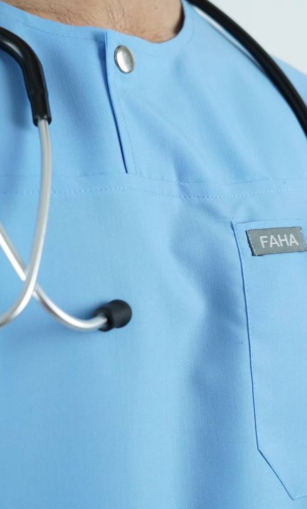 خریداری اسکراب تک الیت آبی آسمانی ISFA208| ایطب