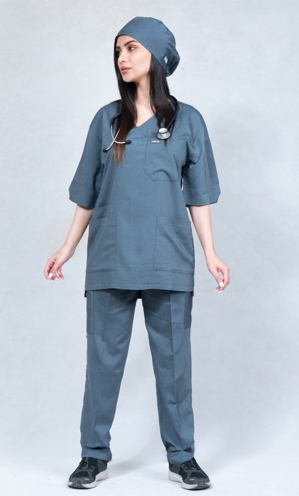 قیمت اسکراب شلوار لوتوس طوسی جین ISFA301 | ایطب