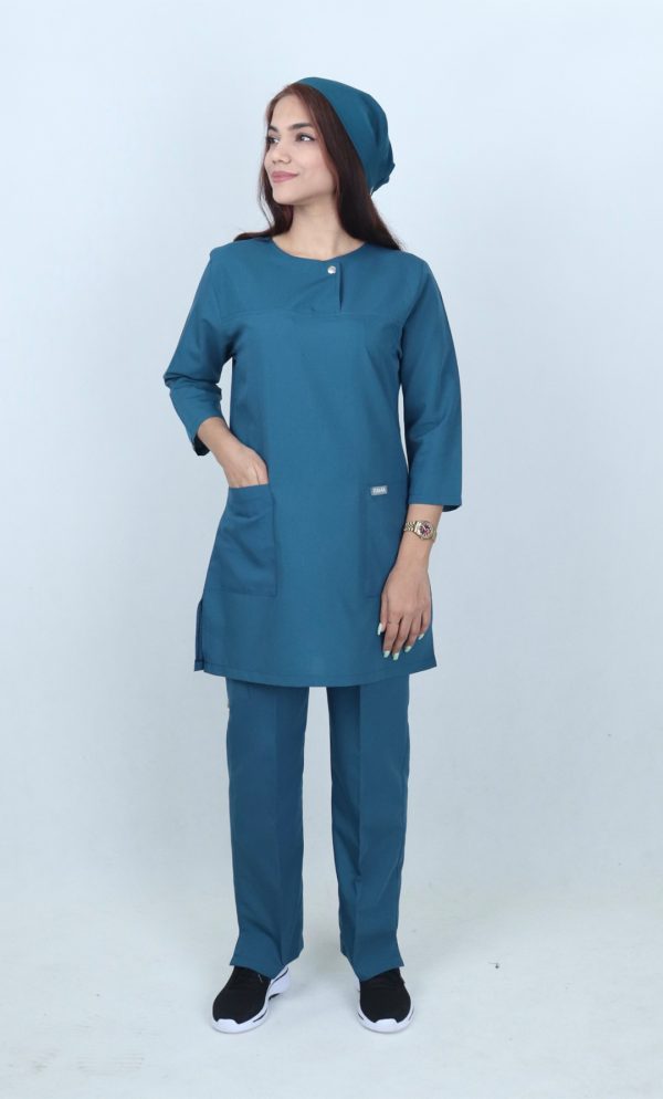 خریداری تونیک شلوار الیت سبز کله غازی ITFA113 | ایطب