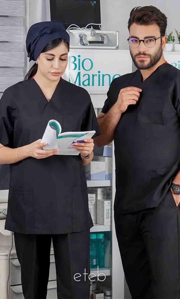 قیمت اسکراب شلوار سیزگی ISA101- مشکی | ایطب