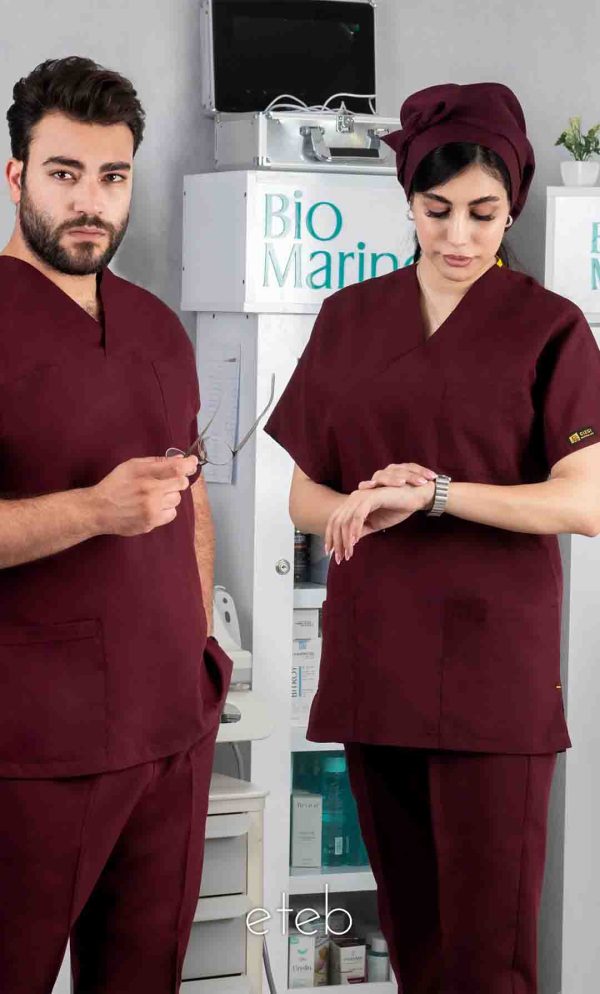 اسکراب شلوار سیزگی زرشکی