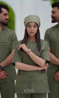 خرید و قیمت اسکراب یونیسکس یقه گرد پسته ای اورا ISOR203 | ایطب