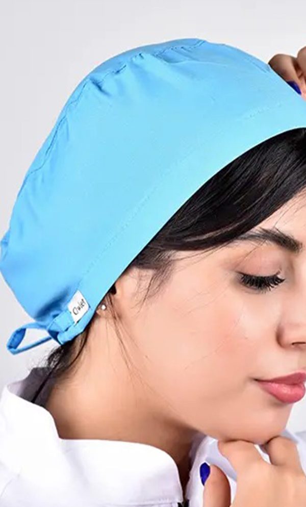 خرید کلاه جراحی بند کوچک آبی فیروزه ای ICV102 | ایطب