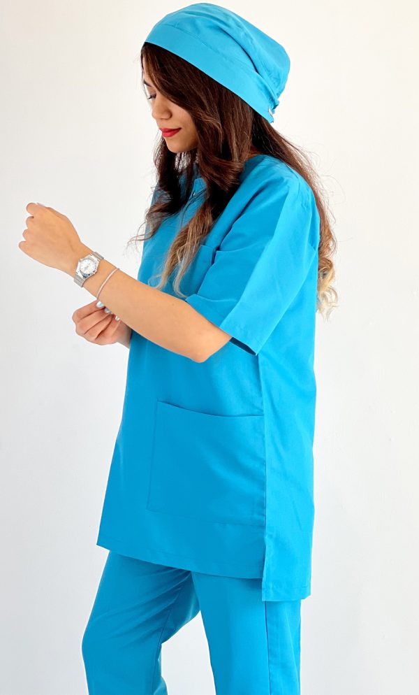 اسکراب شلوار الیت رنگ فیروزه ای ISFA101 | ایطب