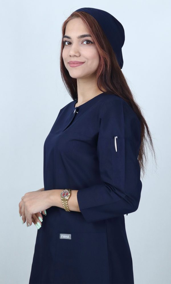 قیمت تونیک شلوار الیت سورمه ای ITFA108| ایطب