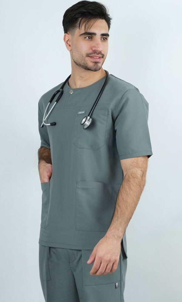 اسکراب شلوار الیت رنگ گرافیتی ISFA104 | ایطب
