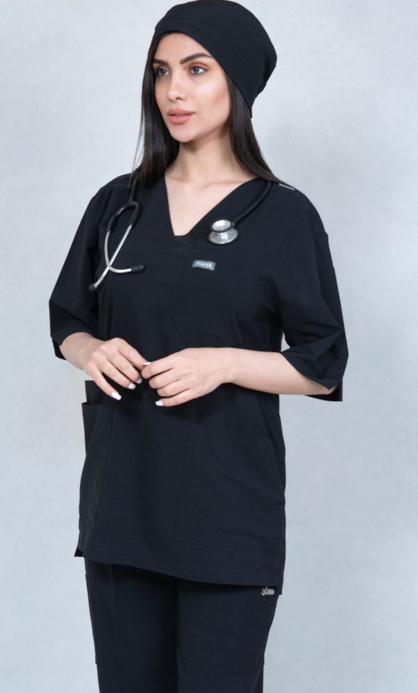 خریداری اسکراب شلوار لوتوس مشکی ISFA304 | ایطب