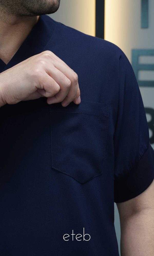 خرید و قیمت اسکراب شلوار گری پلاس سورمه ای رنگ ISV503| ایطب