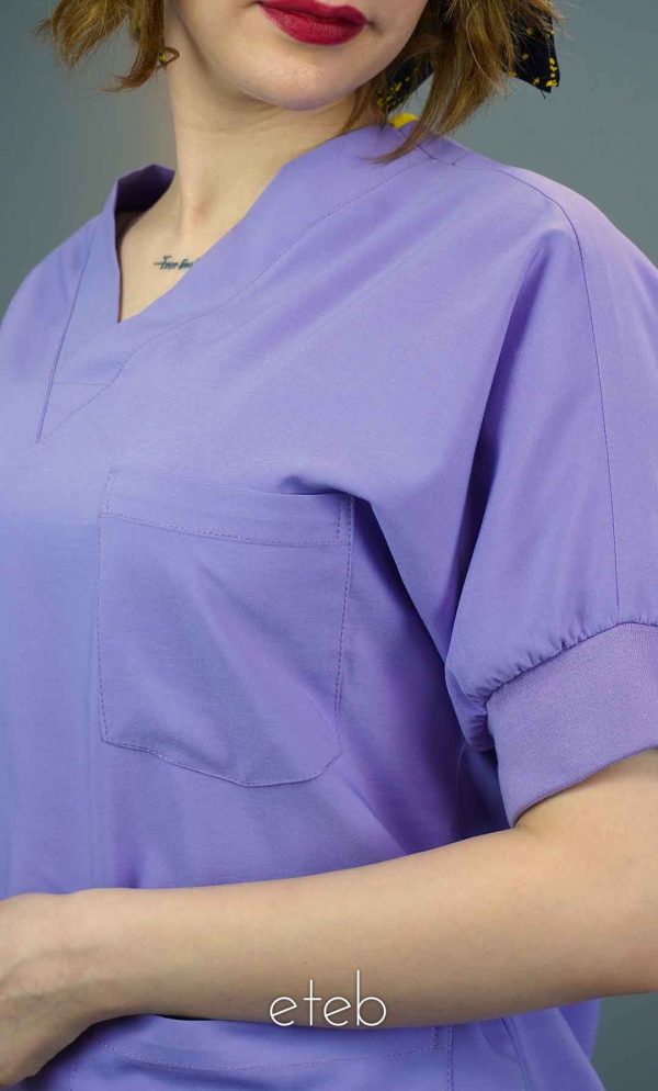 اسکراب شلوار گری پلاس یاسی رنگ ISV504 | ایطب