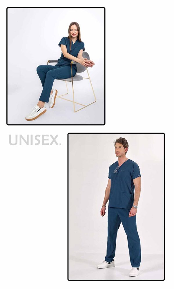 اسکراب شلوار یوفلکس سبز طرح جین