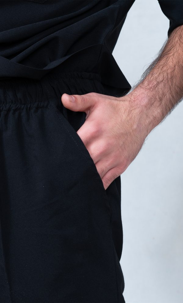 اسکراب شلوار لوتوس دارای رنگ مشکی ISFA304 | ایطب