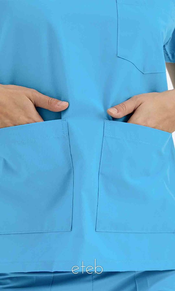 اسکراب شلوار دارای رنگ فیروزه ای سیزگی ISA108 | ایطب