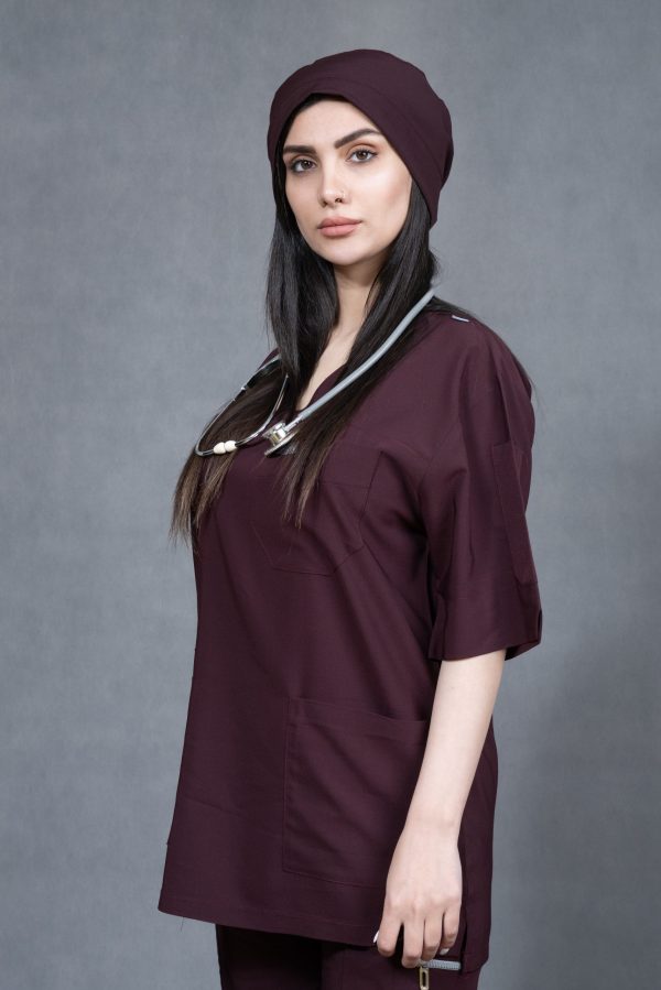 قیمت اسکراب شلوار لوتوس زرشکی ISFA306 | ایطب