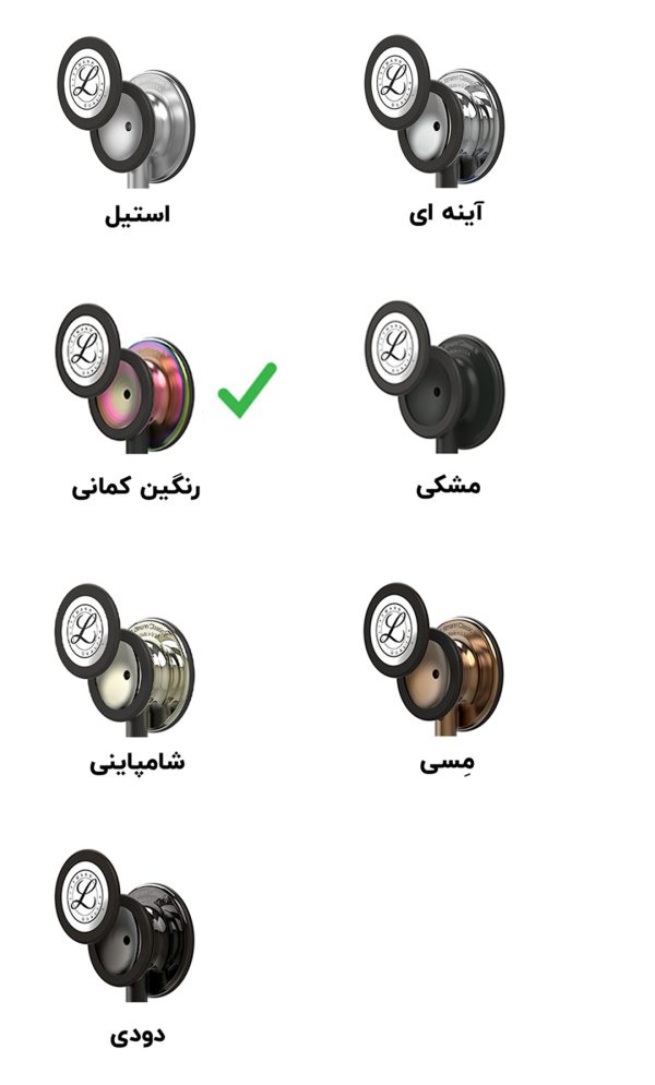لیتمن کلاسیک 3 رنگ مشکی رنگین کمانی کد 5870| ایطب