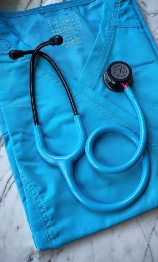 گوشی پزشکی لیتمن کلاسیک 3 دارای رنگ فیروزه ای دودی کد 5872| ایطب