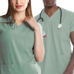 سبز پاستلی - اسکراب شلوار یوفلکس ISJ101 | ایطب