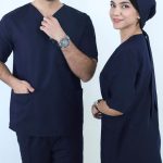 سورمه ای - اسکراب شلوار الگانت ISFA404 | ایطب
