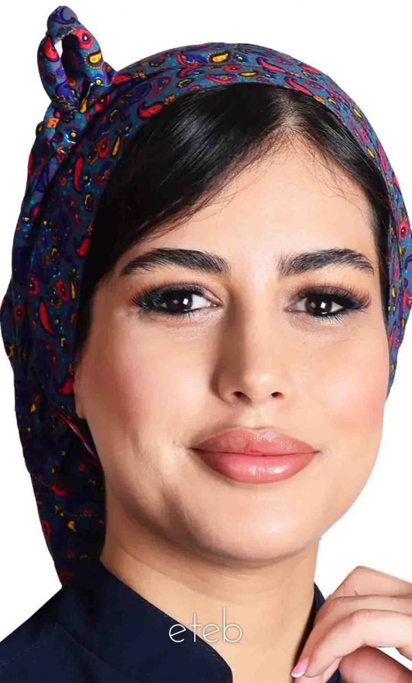 کلاه گره ای حجاب طرحدار ICS6088 | ایطب