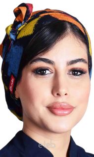 کلاه گره ای حجاب طرحدار ICS6089 | ایطب