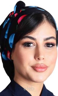 کلاه گره ای حجاب طرحدار ICS6098 | ایطب