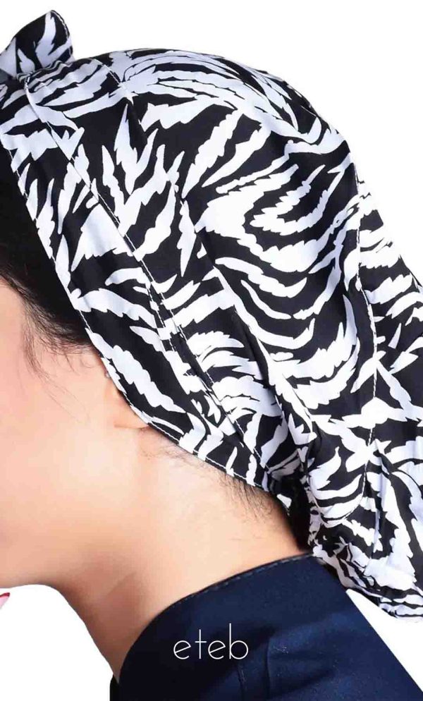کلاه گره ای حجاب طرحدار ICS6110