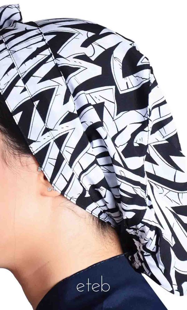 خرید و قیمت کلاه گره ای حجاب طرحدار ICS6114 | ایطب