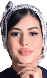 کلاه گره ای حجاب طرحدار ICS6078 | ایطب