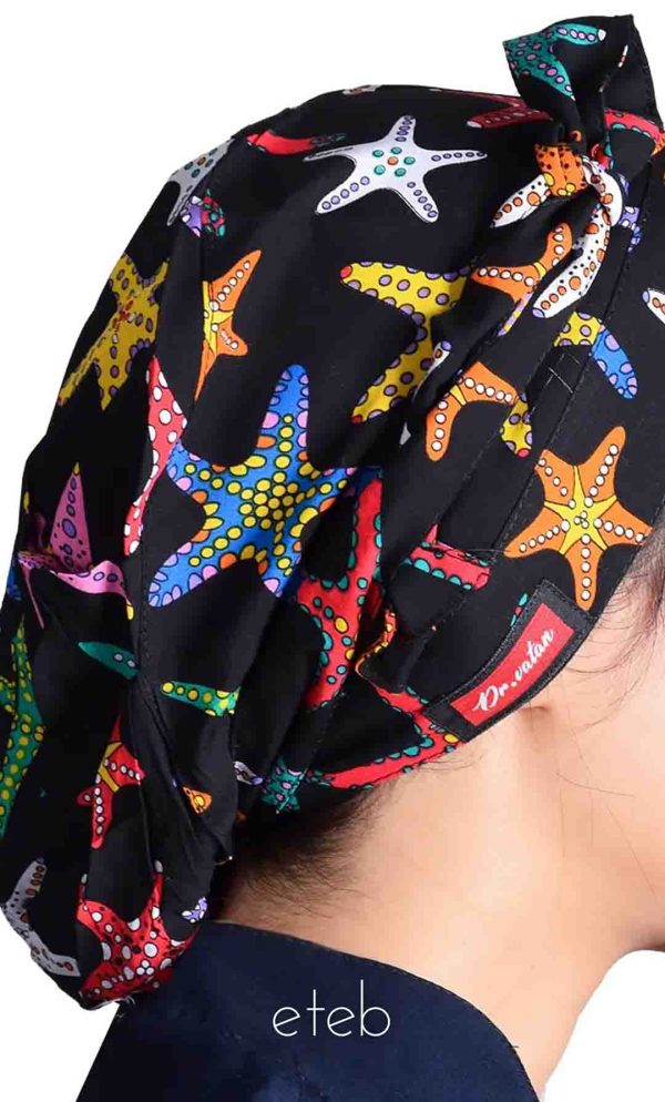 خرید و قیمت کلاه گره ای حجاب طرحدار ICS6080 | ایظب