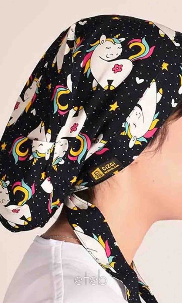 قیمت کلاه گره ای حجاب طرحدار ICS6049 | ایطب